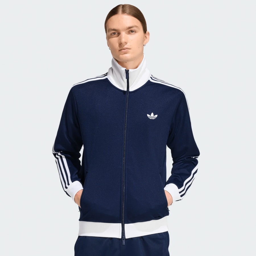 adidas Originals Bechenbauer Track Top Navy | Mainline Menswear us